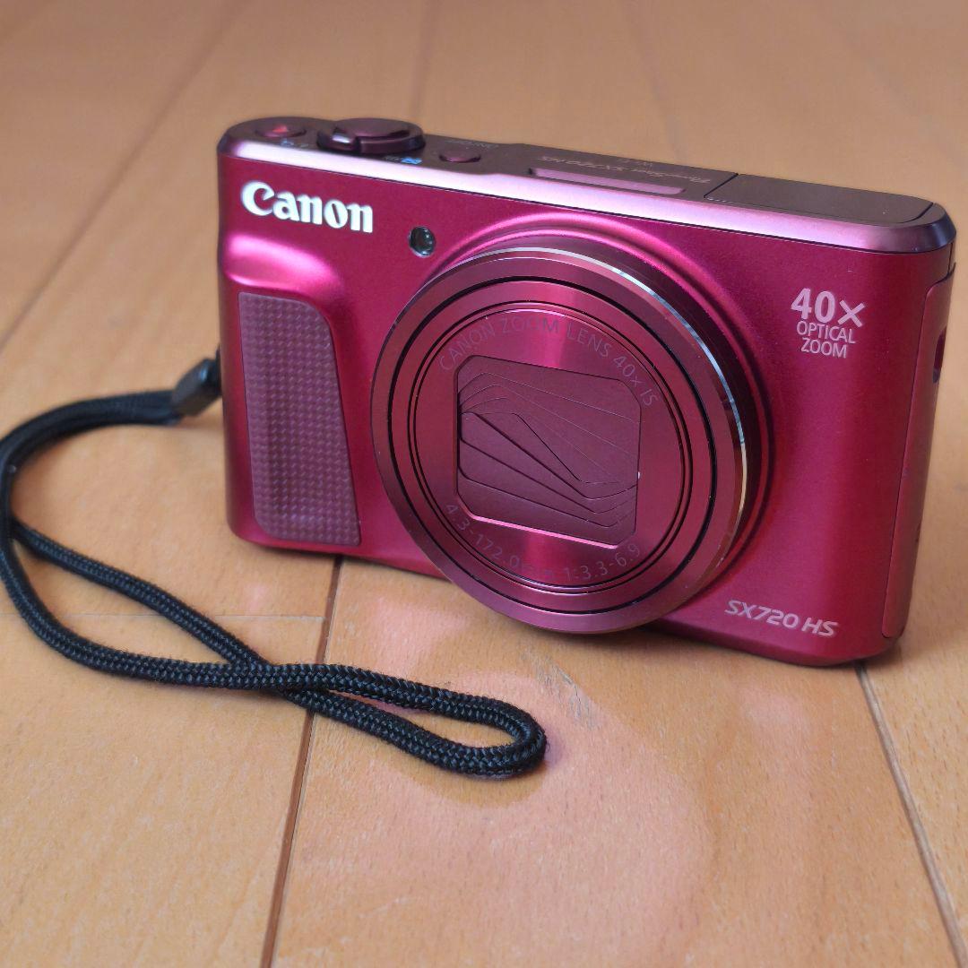 お盆セール最終日 Canon SX720 HS 赤 本体（動作品）動作確認済み