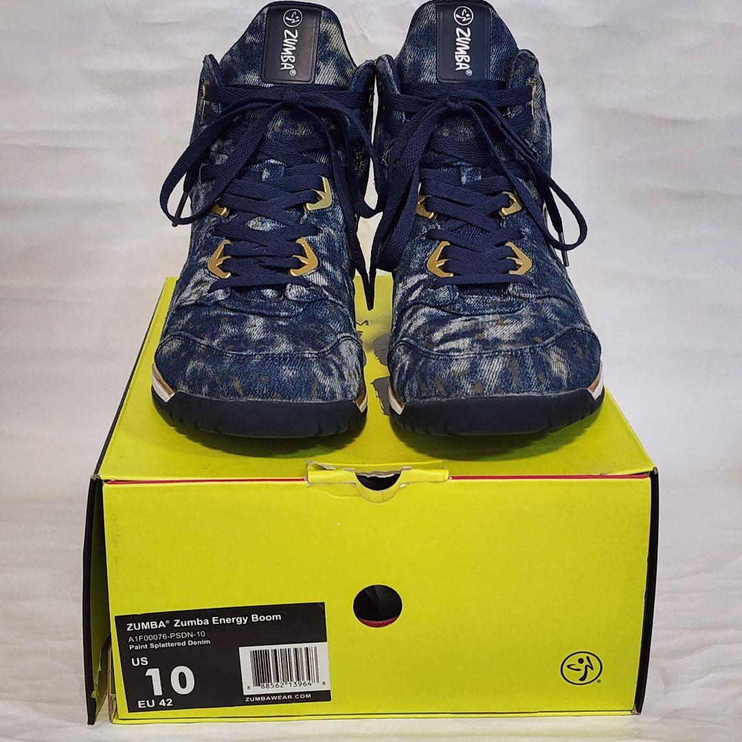 ZUMBA Energy Boom US10 デニム ダンスシューズ 27 ②