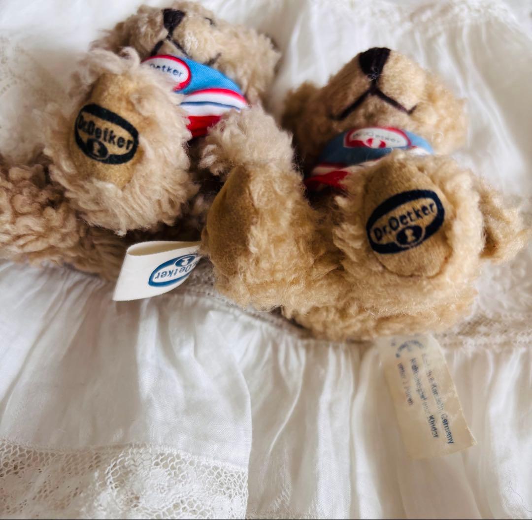 Dr. Oetker ベア　2体セット　ヴィンテージベア　アンティークベア