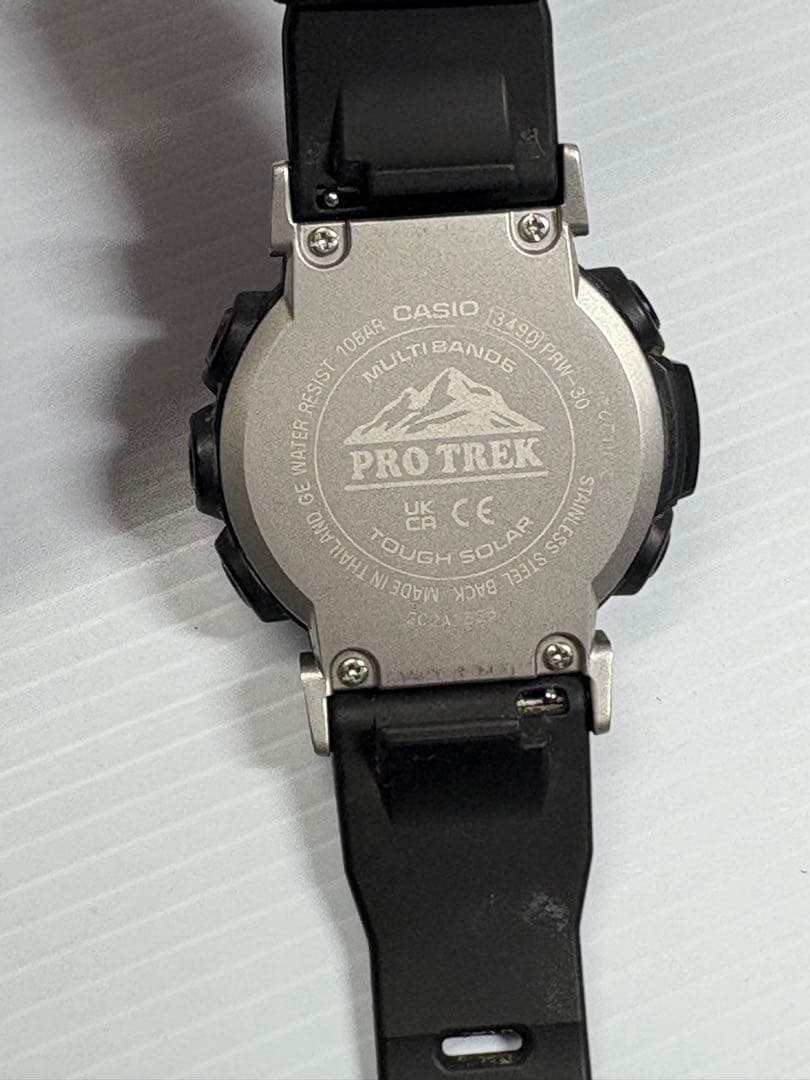 超美品❗️CASIO・PROTREK・PRW30・トリプルセンサー・電波ソーラー