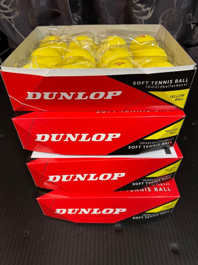 ソフトテニスボール 4ダース ダンロップ