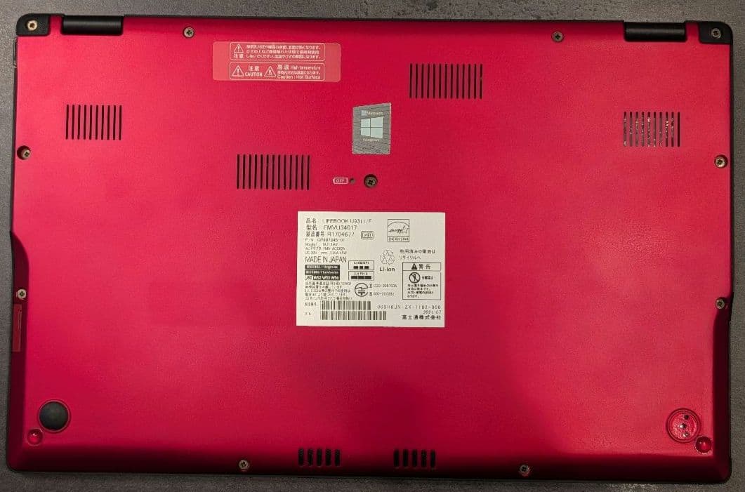 Windowsノート本体 LIFEBOOK U9311/F i5 1145G7/16GB/512GB