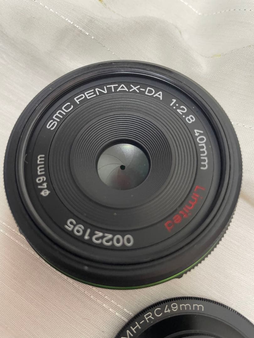 PENTAX DA 40mm F2.8 Limited 説明書・ポシェット付