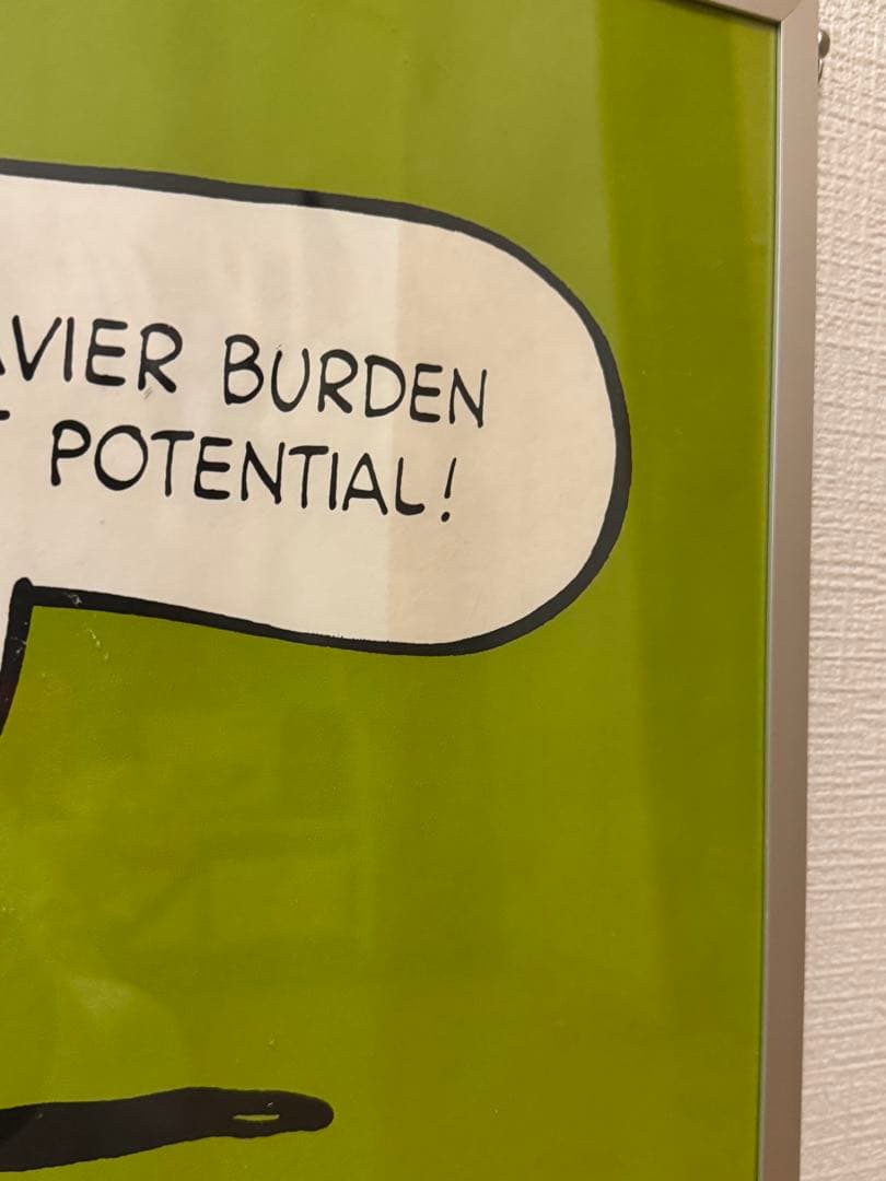 70'sヴィンテージポスター　スヌーピー　snoopy ピーナッツ フレーム付き