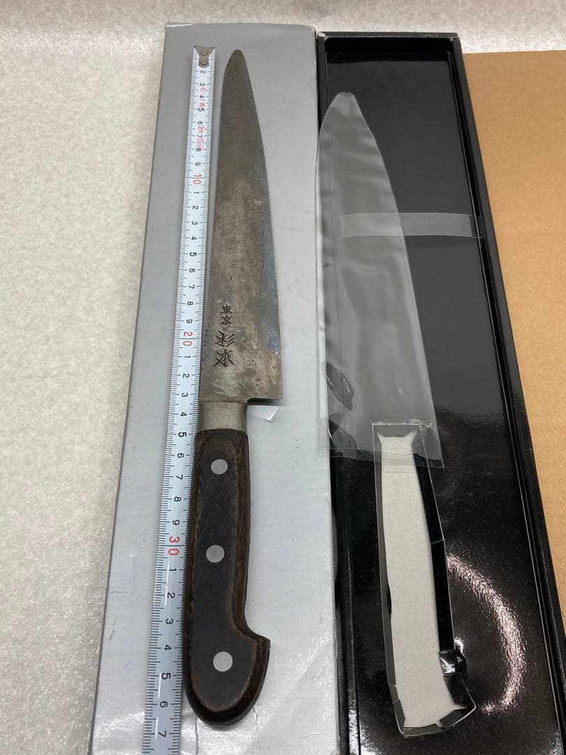 東京 杉本 牛刀 洋包丁 人気ブランド 全長約36.5cm 老舗 調理器具