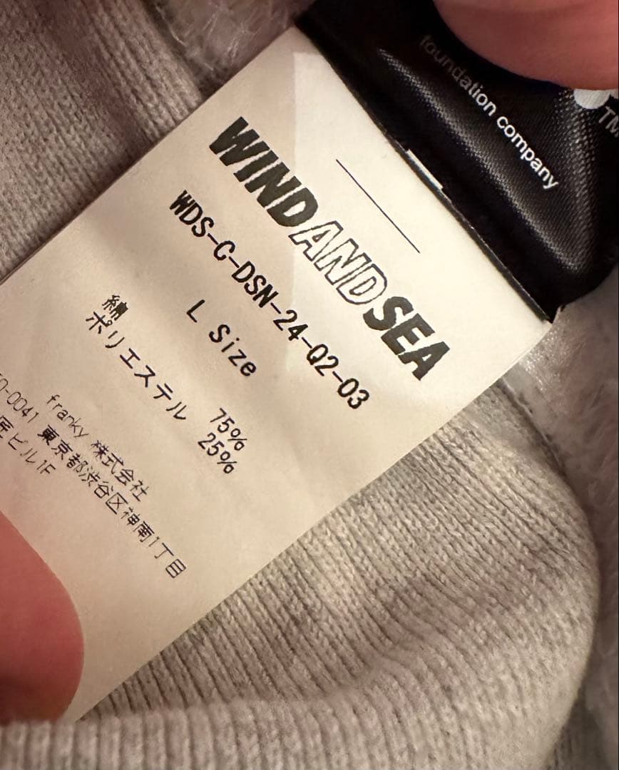 WIND AND SEA SEAとディズニーのコラボ、ミッキーデザインスウェット