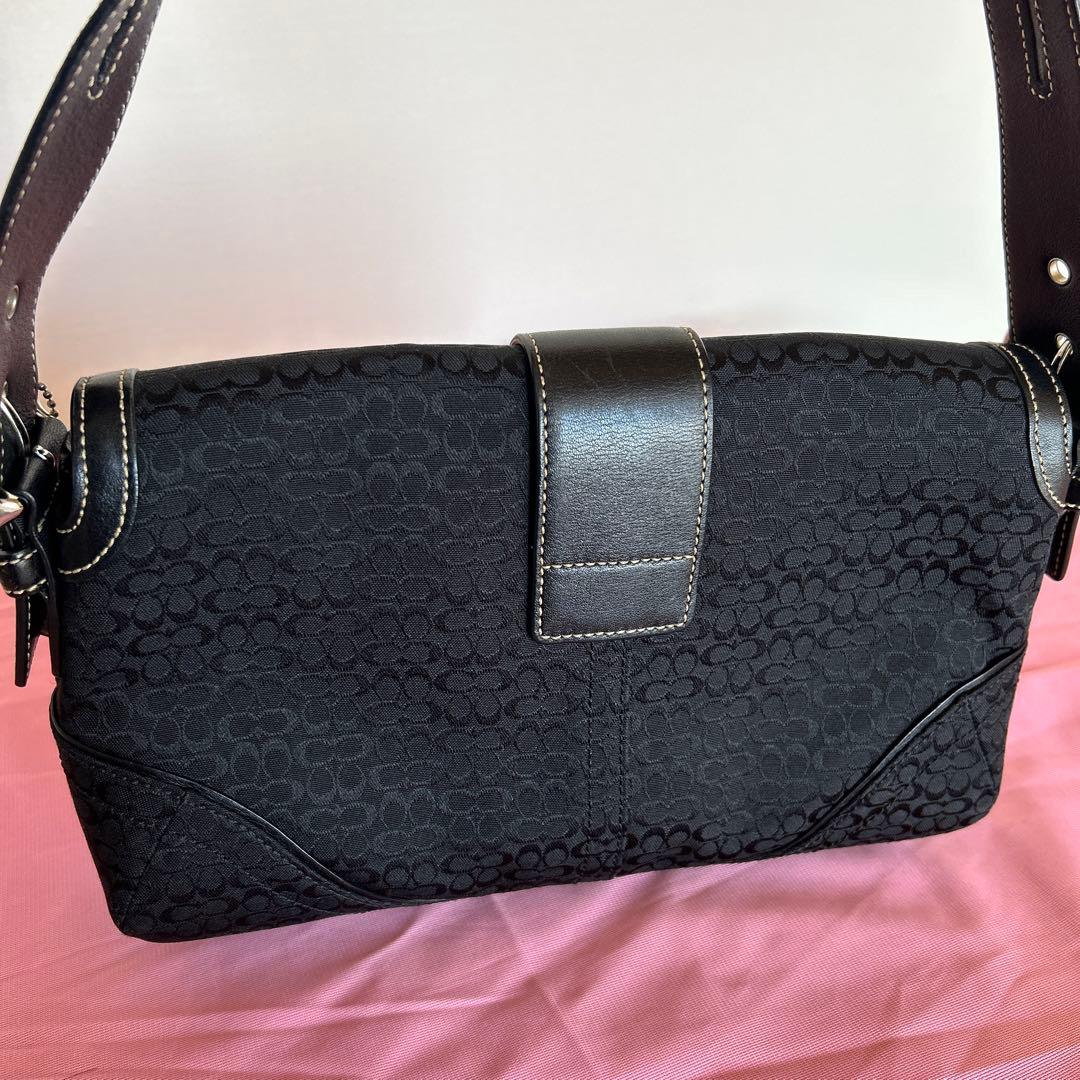 COACH コーチ　ショルダーバック　ブラック　肩掛け