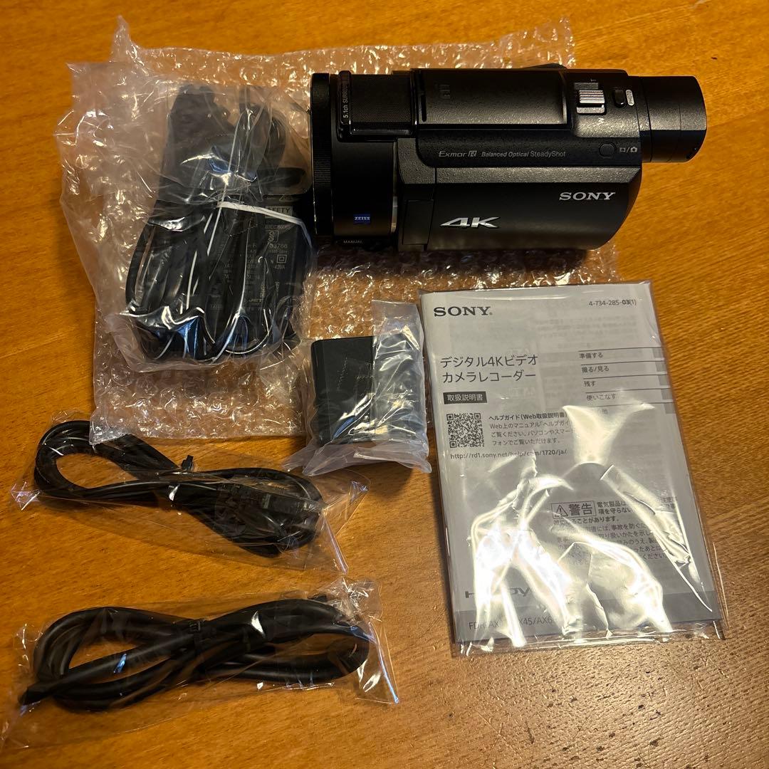 SONY FDR-AX60 4Kビデオカメラ本体　ソニー