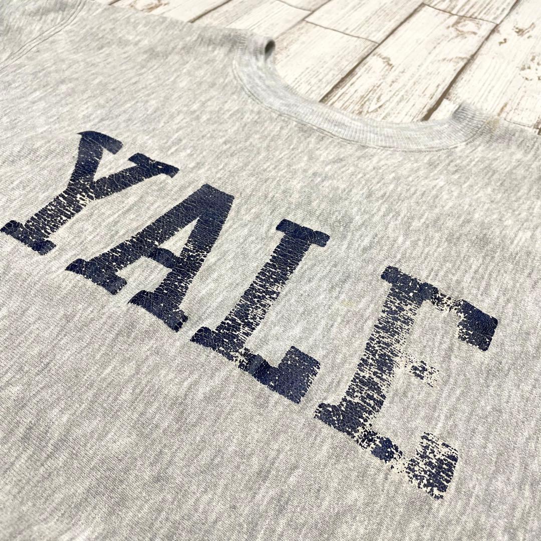 【80sトリコ！YALE！】チャンピオン　リバースウィーブ　スウェット　イエール