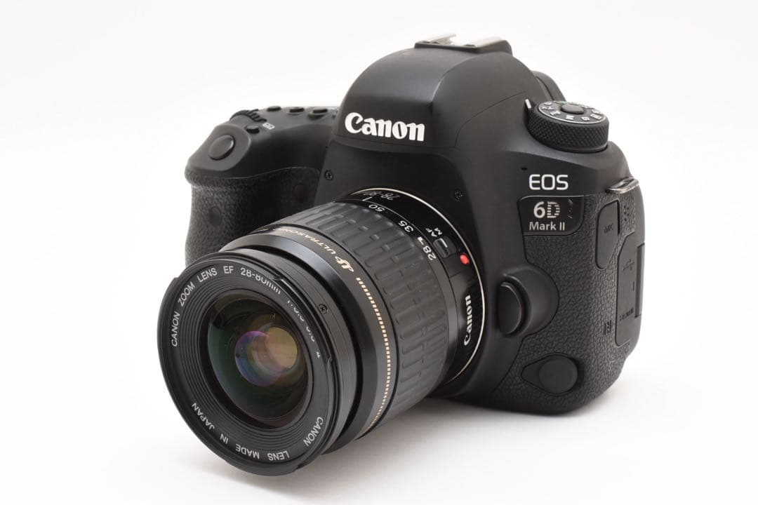 保証付き一眼レフカメラCanon EOS 6D Mark II 標準レンズセット