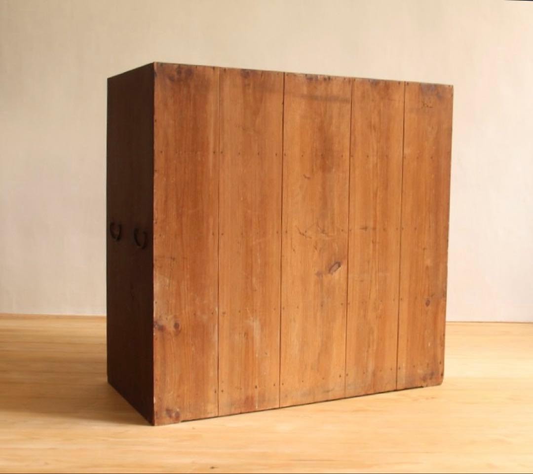 棚　木製　4段　本棚　収納棚　食器棚　ディスプレイ棚　ビンテージ　アンティーク