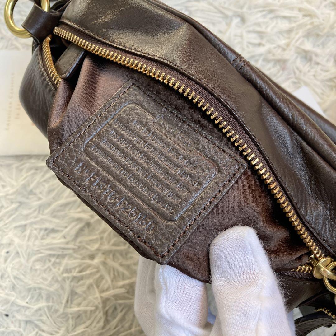 vintage coach archive y2k キャンベル カメラバッグ 茶