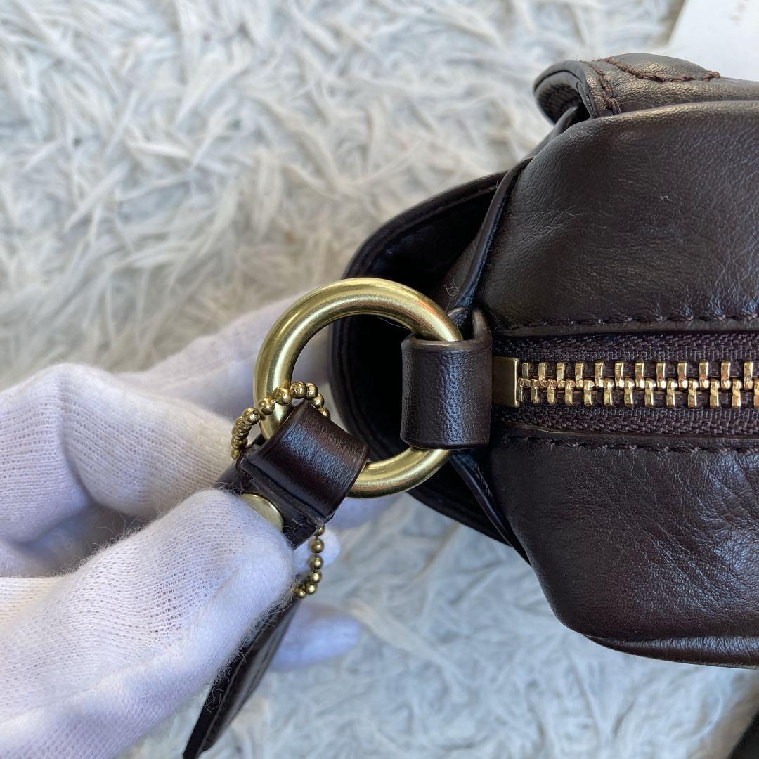 vintage coach archive y2k キャンベル カメラバッグ 茶