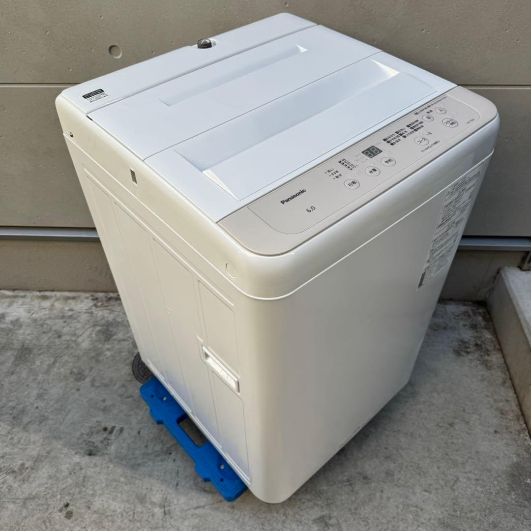 35⭐️2025年製★ほぼ新品★パナソニック　洗濯機　6KG 大型　一人暮らし