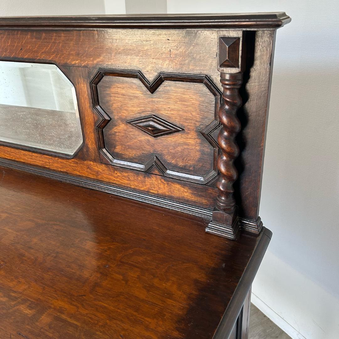 イギリス アンティーク 家具 ミラーバックサイドボード 1930年頃 611A