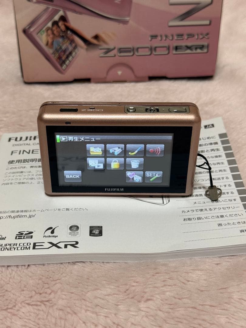 【動作確認済】 FUJIFILM FINEPIX Z800 EXR ピンク 箱付