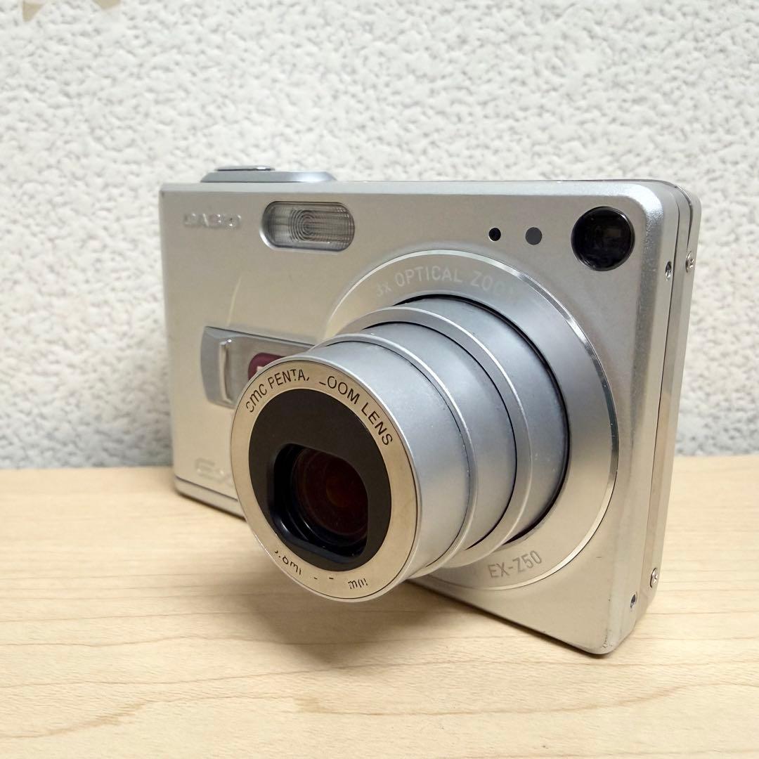 CASIO カシオ EX-Z50 シルバー デジカメ コンデジ 充電器付