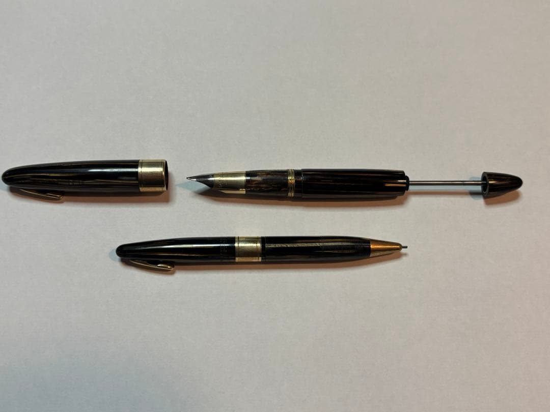 貴重1940年代 Golden Brown Sheaffer ヴィンテージ万年筆