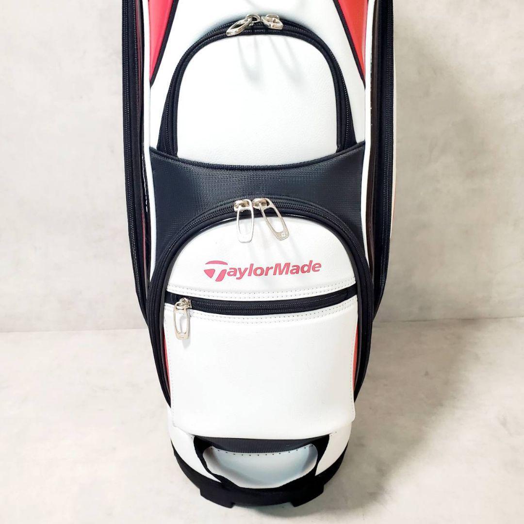 テーラーメイド キャディバッグ レディース ホワイト×ピンク ゴルフバッグ