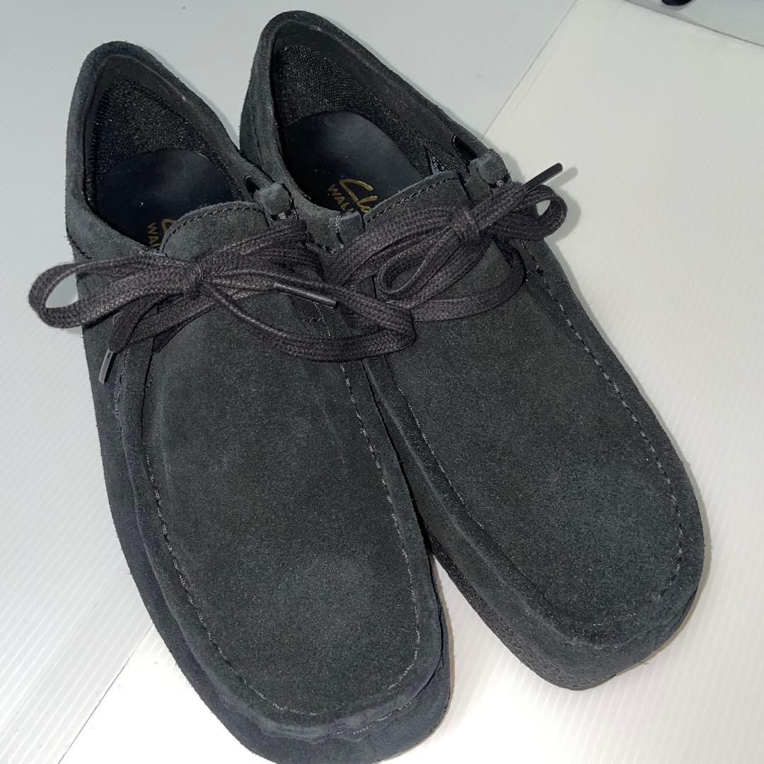 ぐ*ち様 Clarks ワラビー エヴォウォータープルーフ　（ブラックスエード）