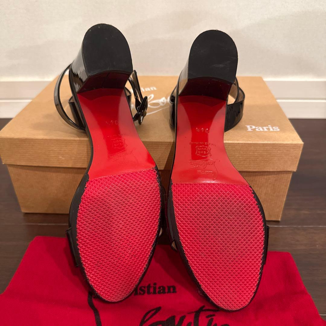 美品 クリスチャンルブタン サンダル パンプス 36½サイズ