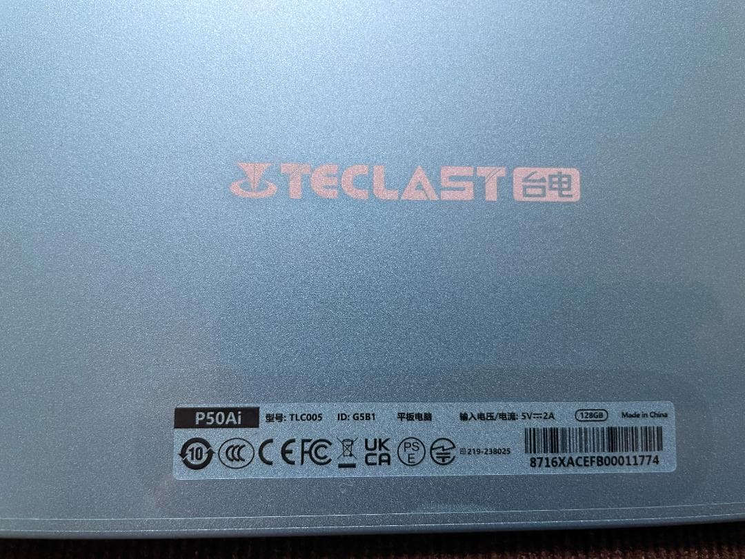 morka1782　美品！ TECLAST P50ai タブレット 12