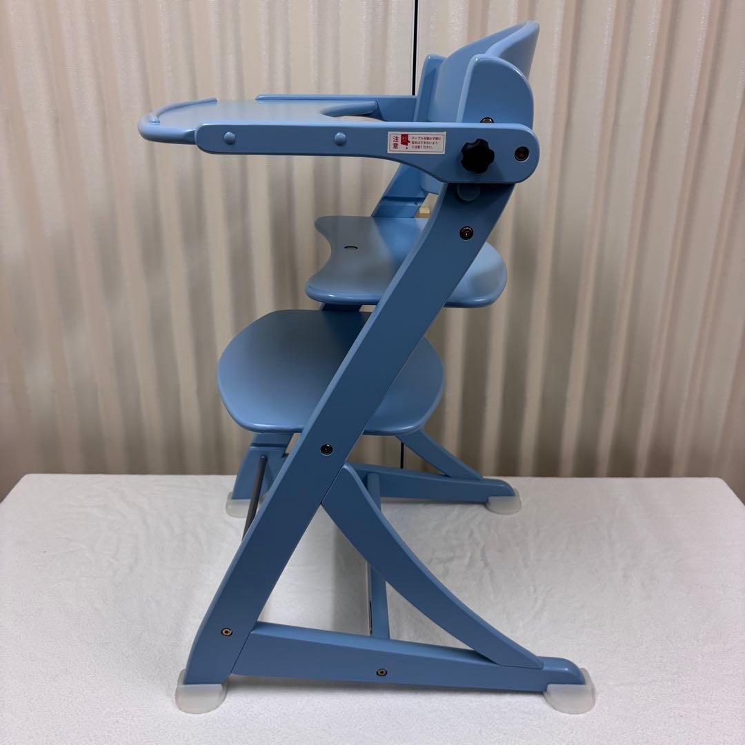 除菌清掃済　☆極美品☆　大和屋　すくすくチェアイーエヌ　ブルー