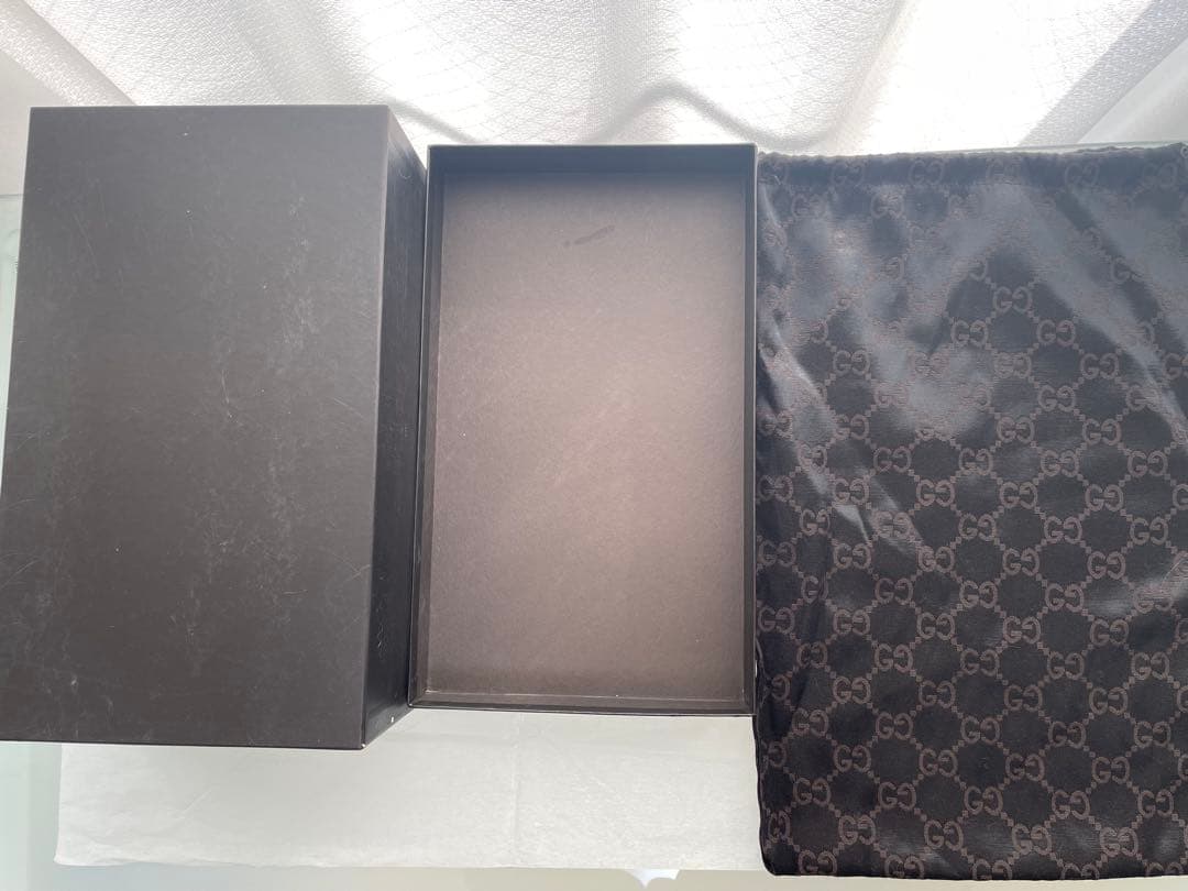 GUCCI グッチ　ミュール　GG柄　ブラック　サンダル　箱袋付き