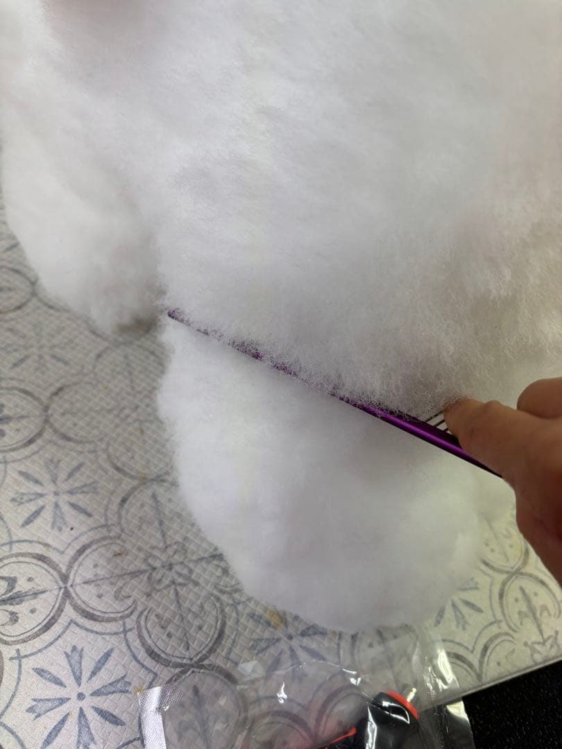 トリミング練習　全身用マネキン　RIKEIプードル　全身用プードルウィッグセット