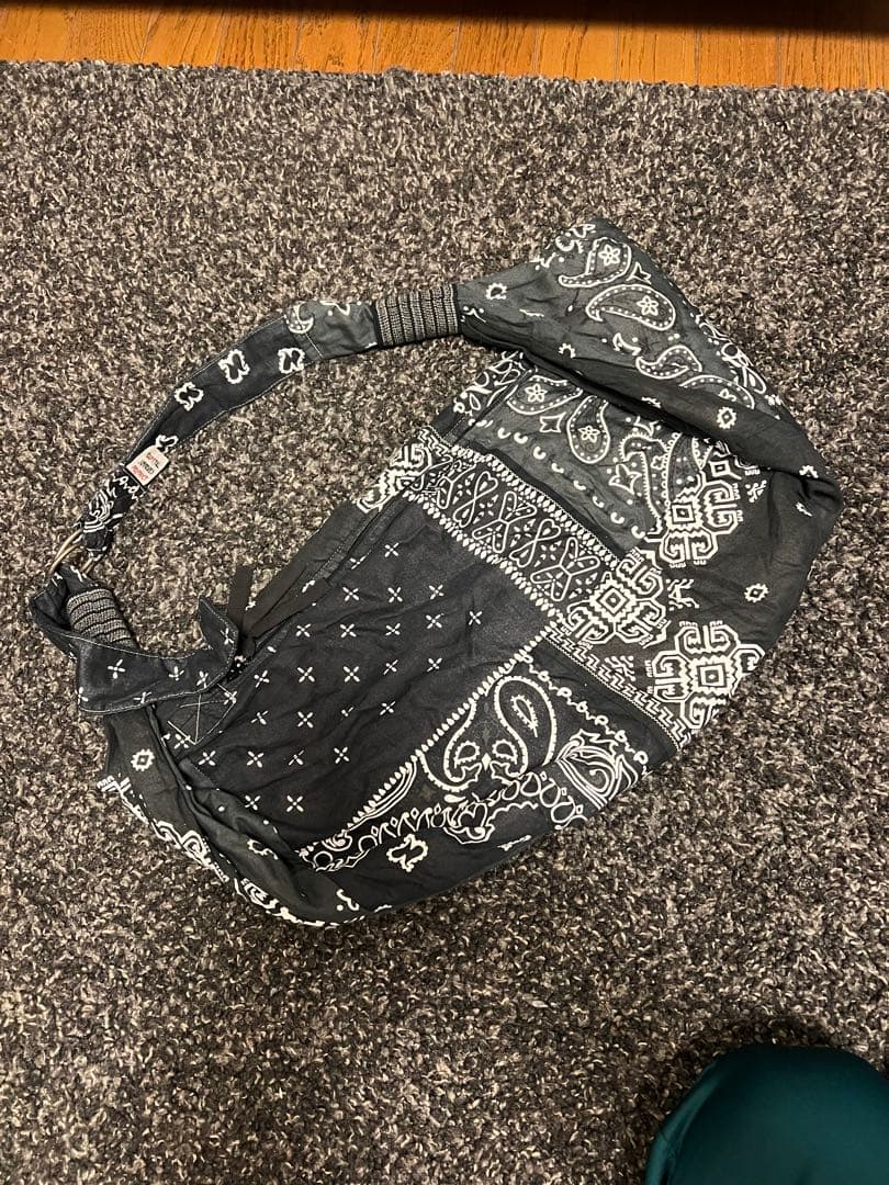 kapital スナフキンバッグ　ネイビー