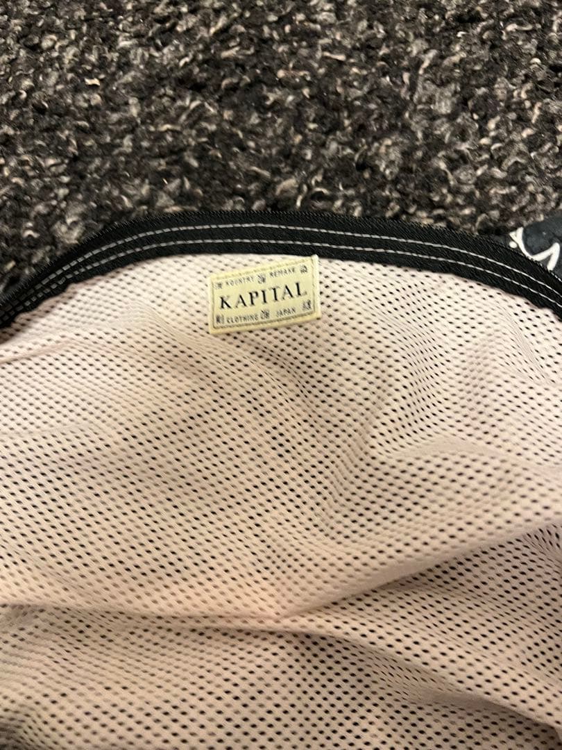 kapital スナフキンバッグ　ネイビー