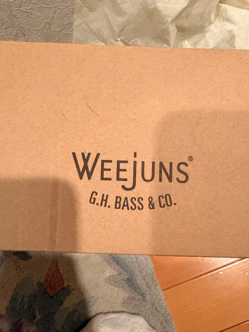 「美品 箱付き」G.H. Bass BA1509 ブラック＆レオパード 9