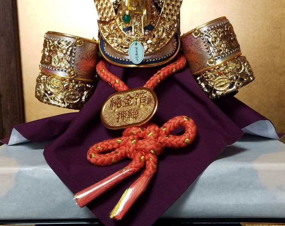 五月人形　京都一福作　18号兜飾り