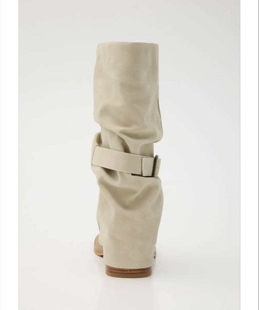 SLY☆Ngm.S LOOSE ブーツ。アイボリー