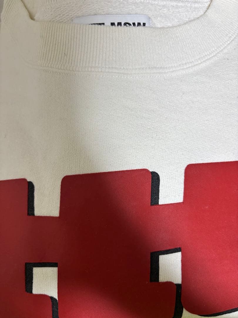 ど*ろ様 TTT-MSW ロゴ　23ss 白色　BIG スウェット トレーナー