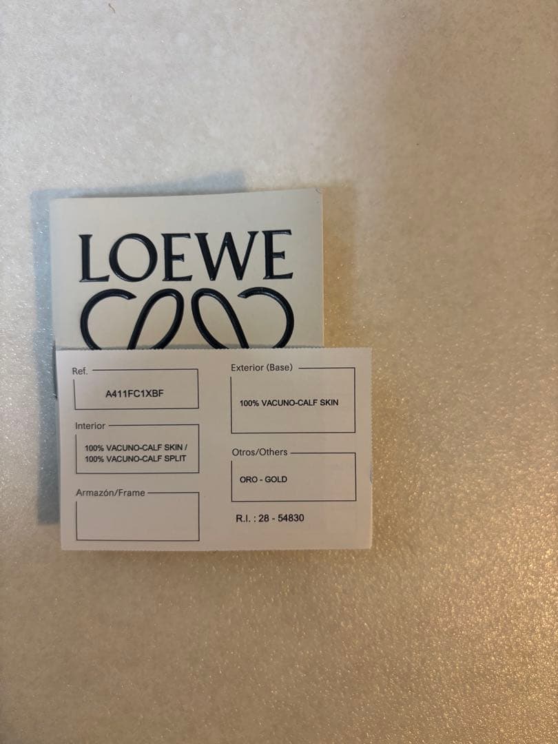 LOEWE フラメンコ ブラックレザー ショルダーバッグ