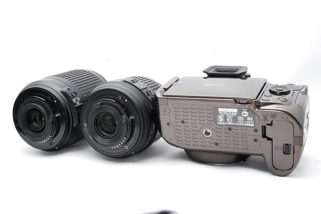 ♥ Nikon D5200 Wレンズ 一眼レフ スマホ転送 レアなブロンズカラー
