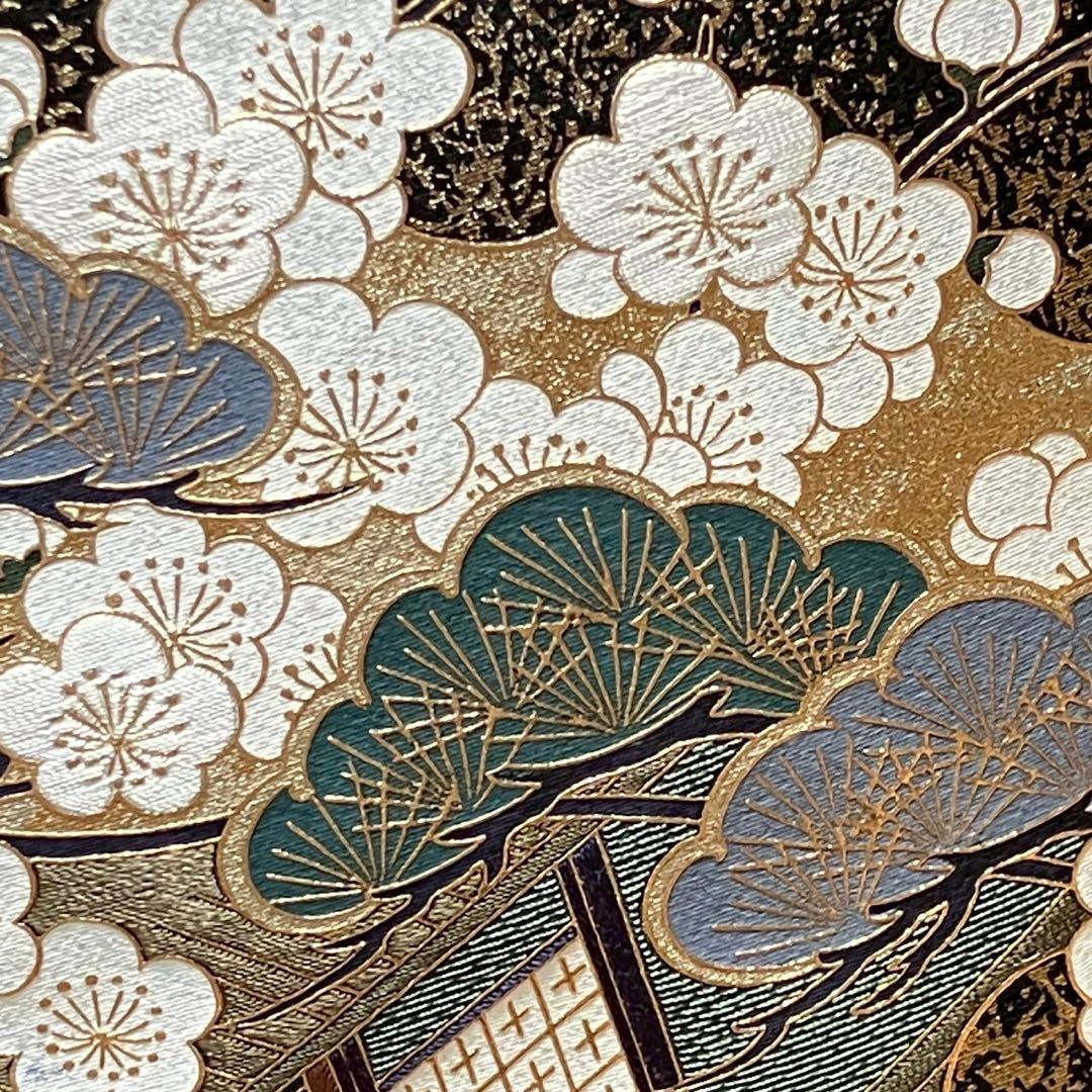 はんな様［6089］黒留袖 美品 作家物 比翼付 五つ紋 五三桐 正絹 着物 袷