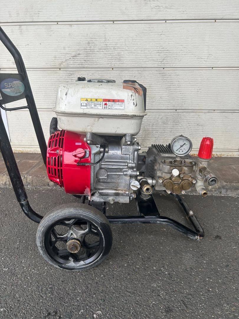 K1 ★スーパー工業 エンジン式高圧洗浄 SEC-1310-2N-TA セット