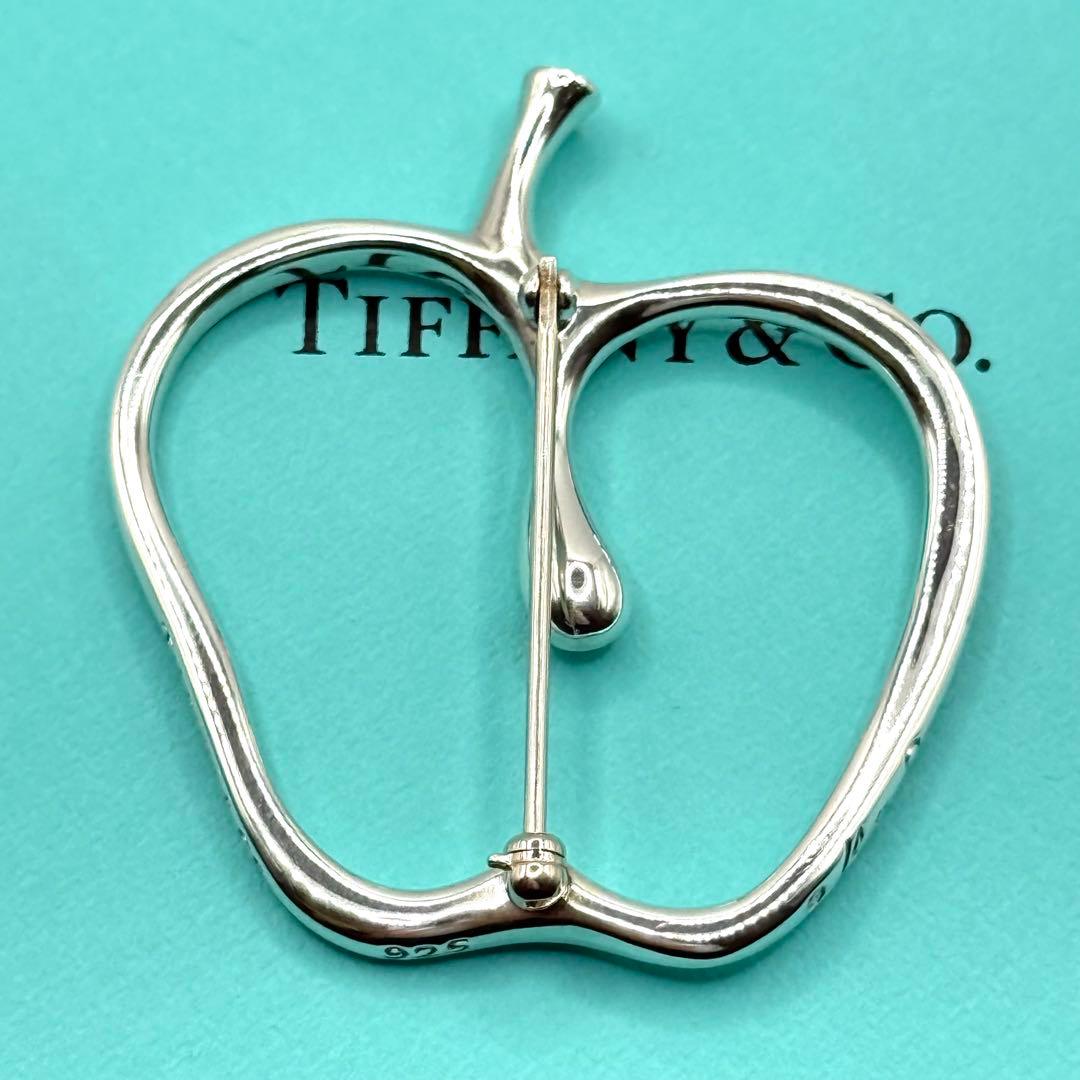 ★激レア★ティファニー アップル ラージ ブローチ シルバー リンゴ 大きい