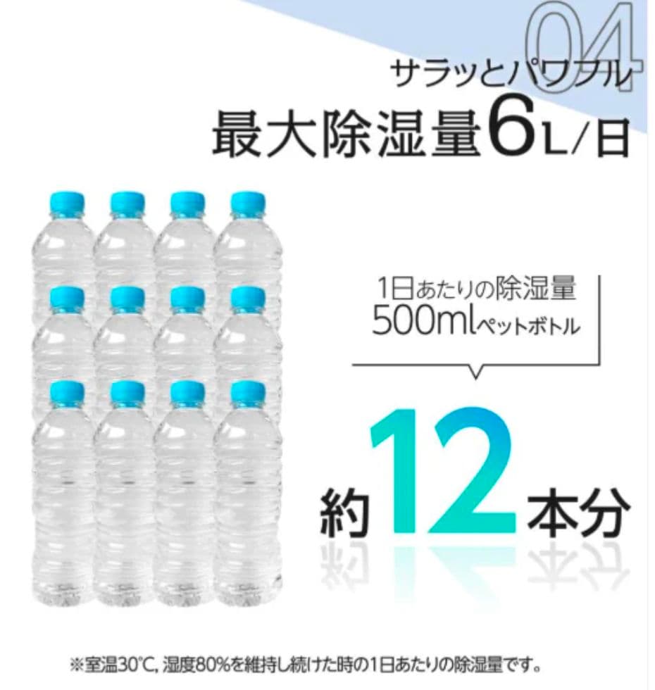 【新品】コンプレッサー式除湿機 衣類乾燥対応 空気清浄機能付 省エネ＆静音設計
