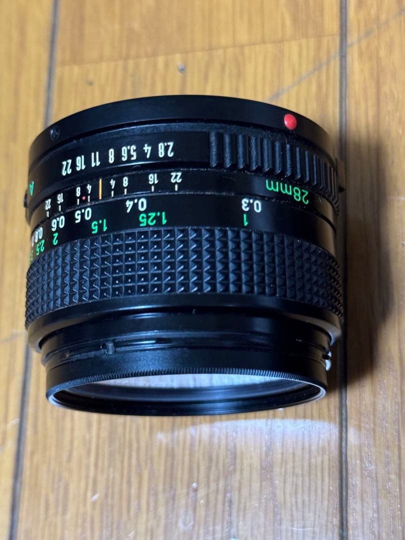 Canon F-1 フィルム一眼レフカメラ 28mmレンズ付き
