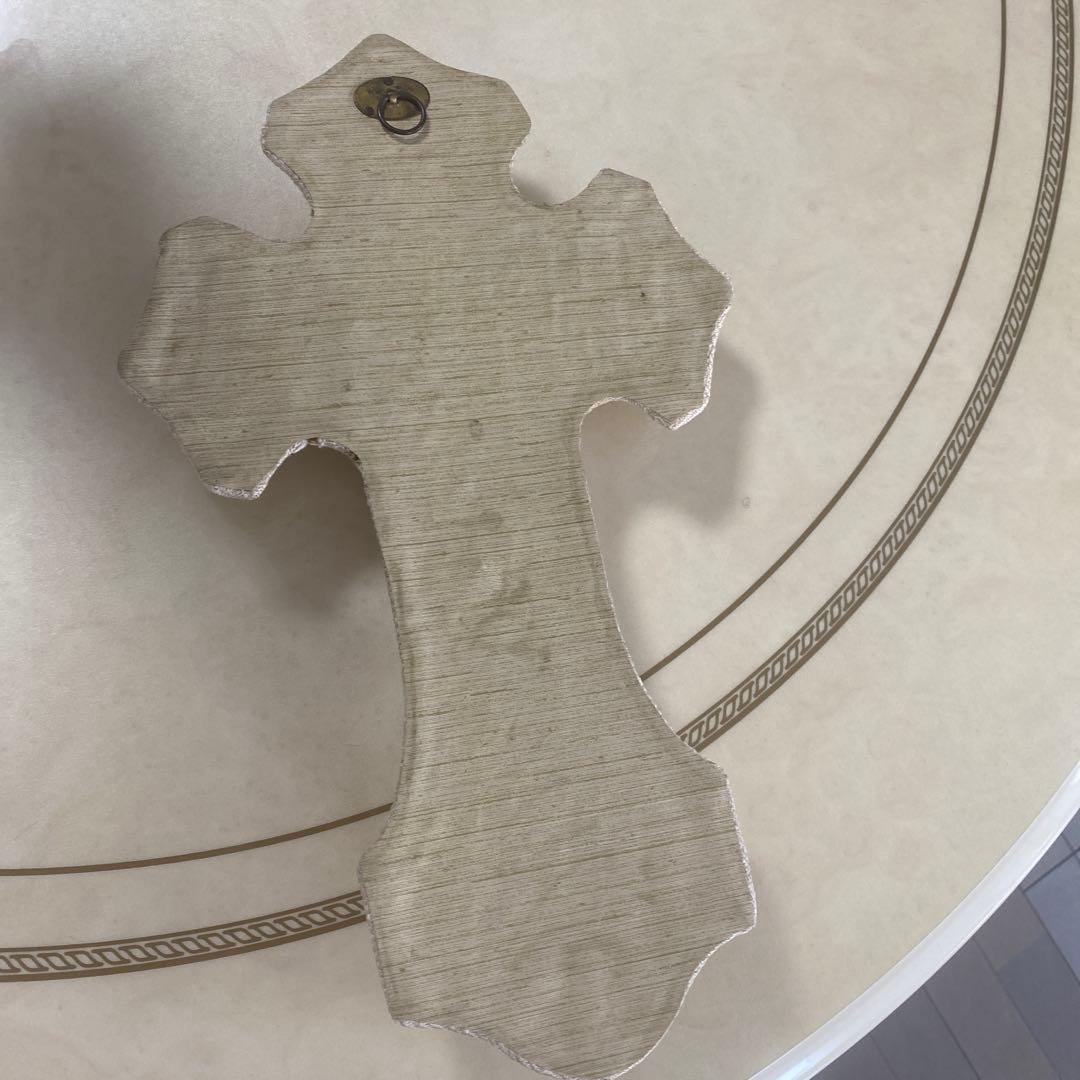 フランス30sアンティーク聖水盤アールヌーボー十字架