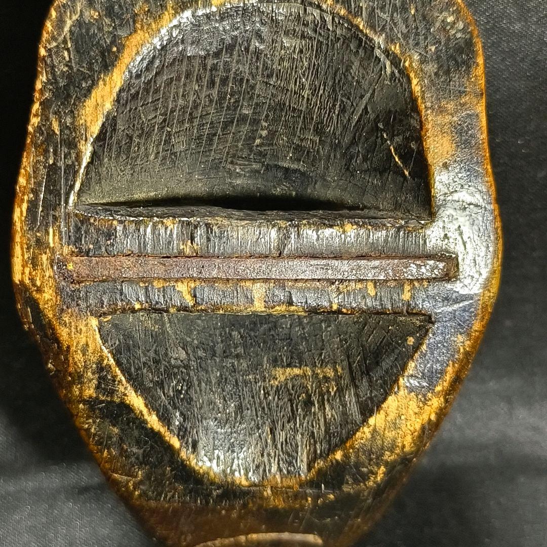 タバコ根付 木彫お面 江戸骨董 古美術 アンティーク 博物館クラス 極上珍品