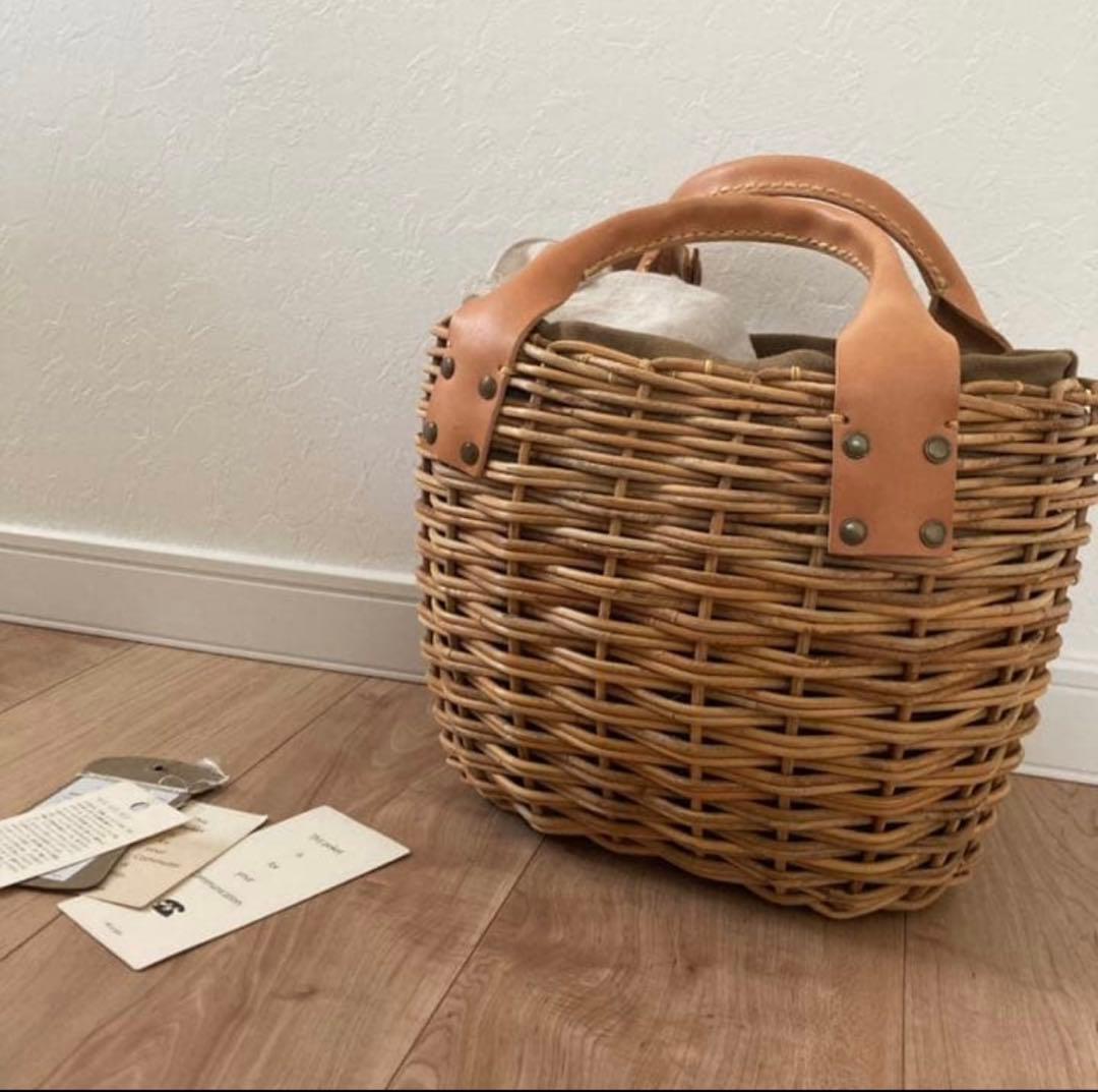 再お値下げ★eb.a.gos エバゴス かごバッグ