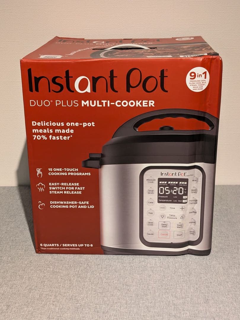Instant Pot 6QT 多機能電気圧力鍋セット