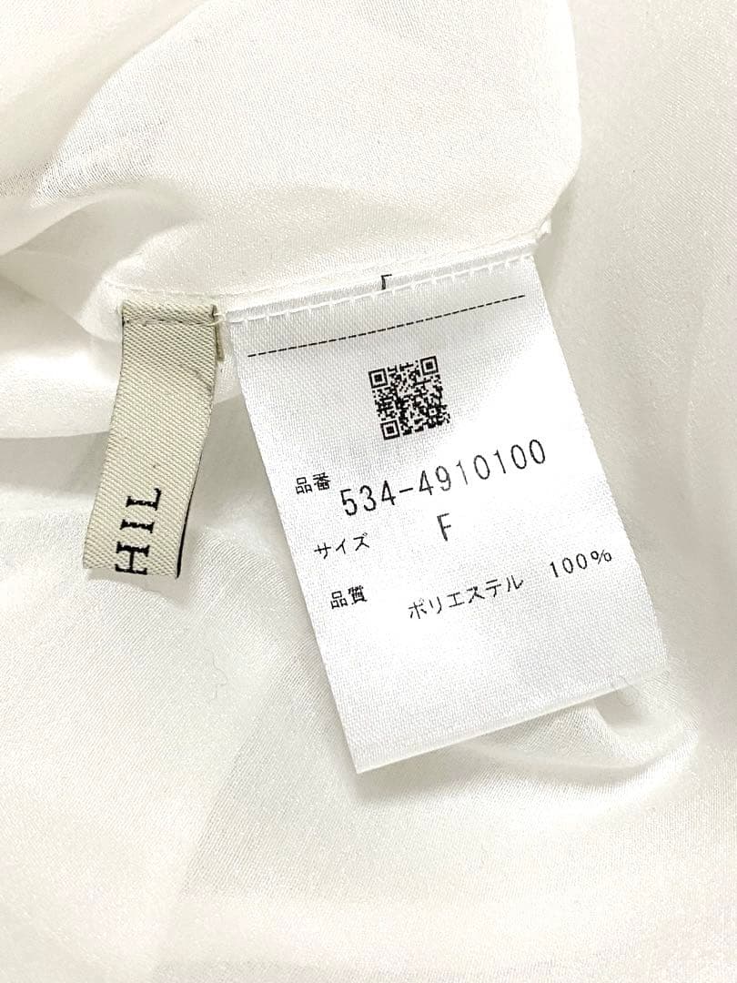 ルフィル　ハイネックシアーブラウス　ルフィル　ワンピース　バックジップ