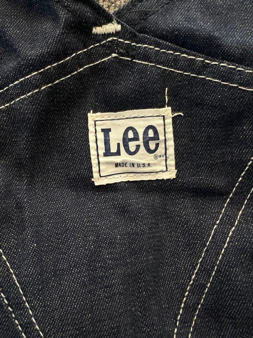 希少 60s70s Lee ヴィンテージインディゴオーバーオール USA製