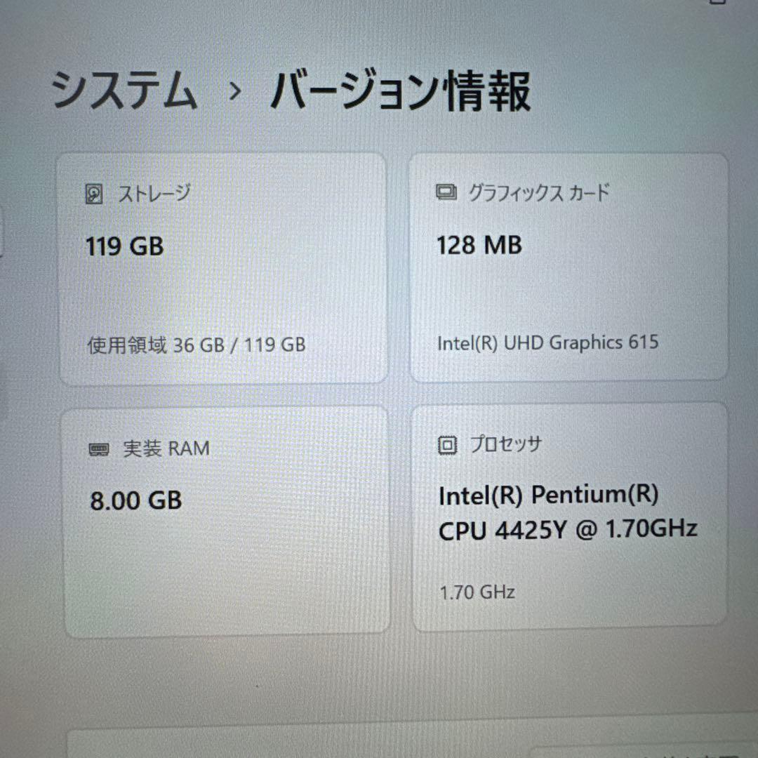 k*a様 美品　surface GO 2 Windowsタブレット 本体 物理キ