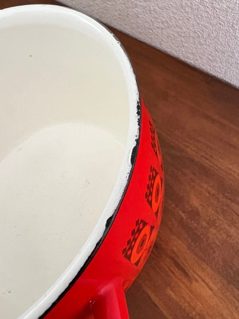 北欧ヴィンテージ　ARABIA/FINEL フィネル　ホーロー鍋